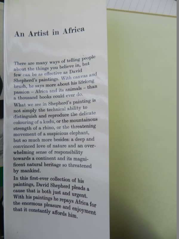 An Artist in Africa by David Shepherd
