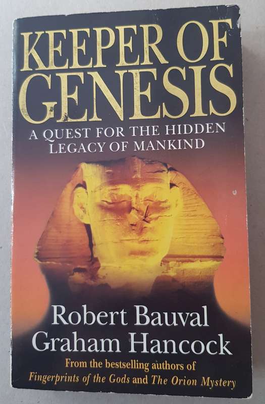 Keeper of Genesis.  A quest for the hidden legacy of mankind.