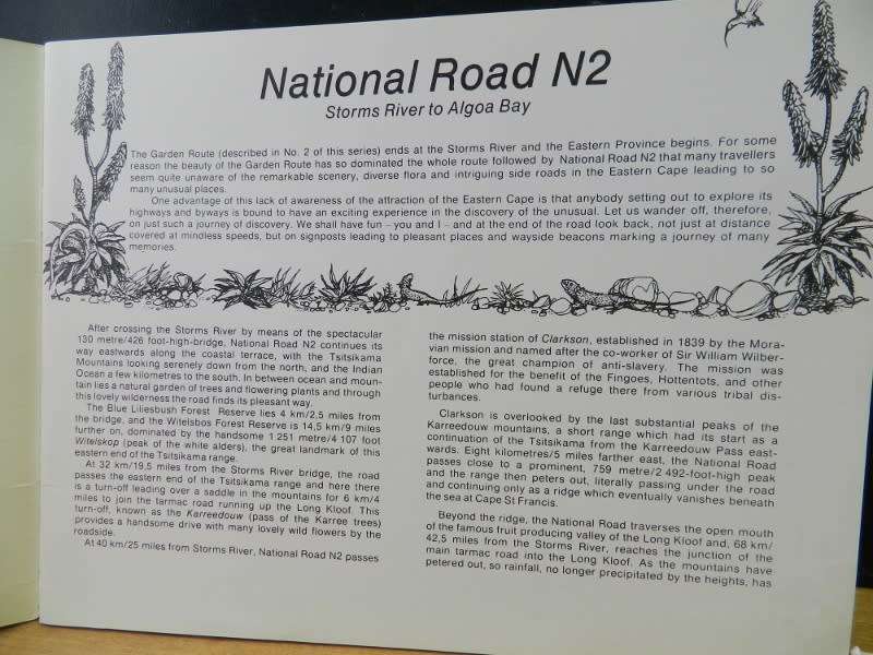 Title: Mobil Treasury of Travel Series.  No: 8. Storms River to Algoa Bay
