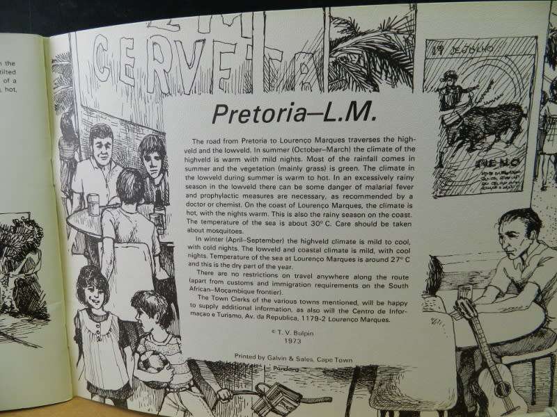Title: Mobil Treasury of Travel Series.  No: 4. Pretoria to Lourenco Marques