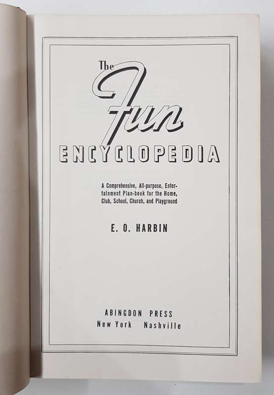 Vintage - The Fun Encyclopedia by E.O. Harbin