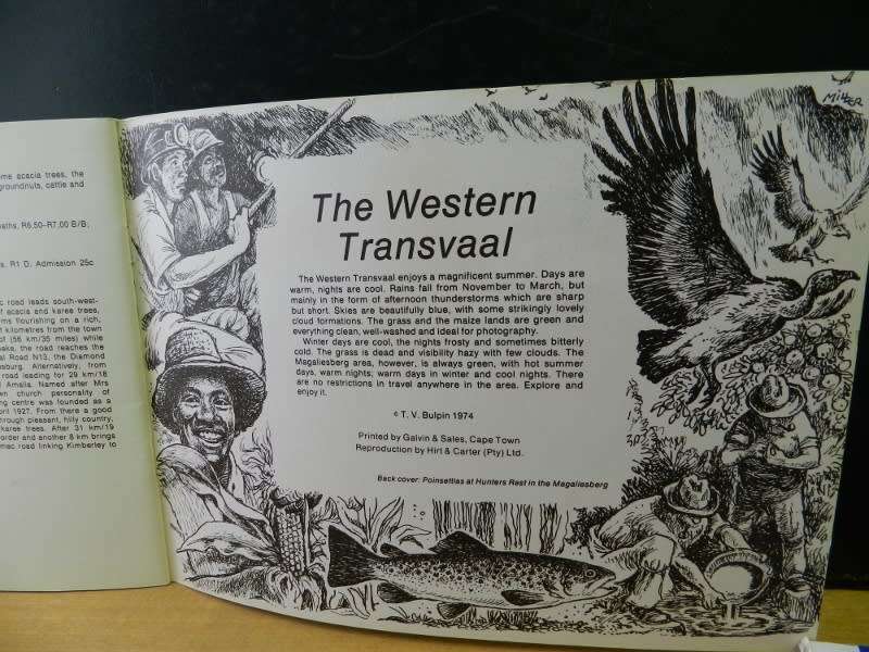 Mobil Treasury of Travel Series.  No: 17.  The Western Transvaal