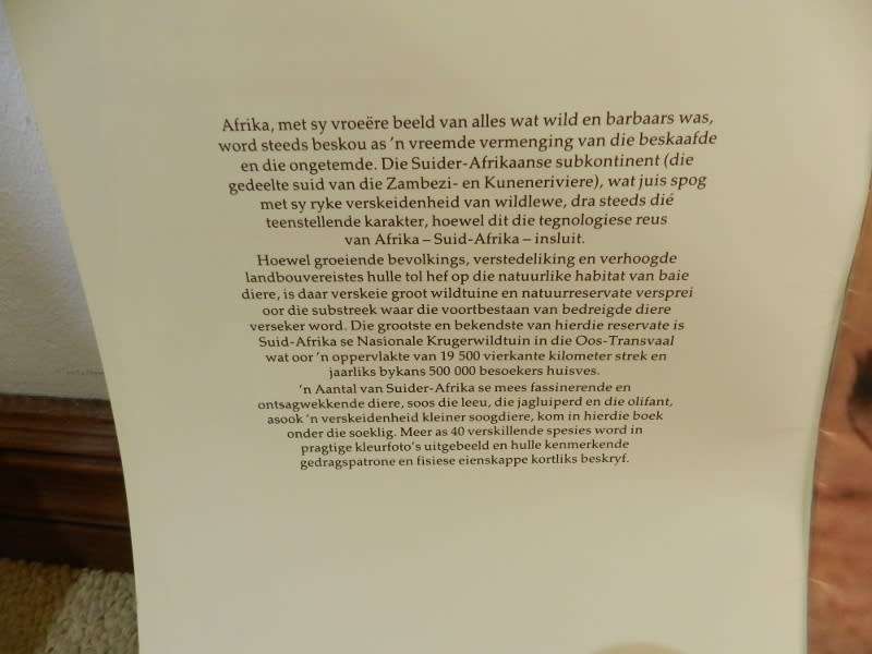 Wilde Diere van Suider Afrika deur Anthony Bannister