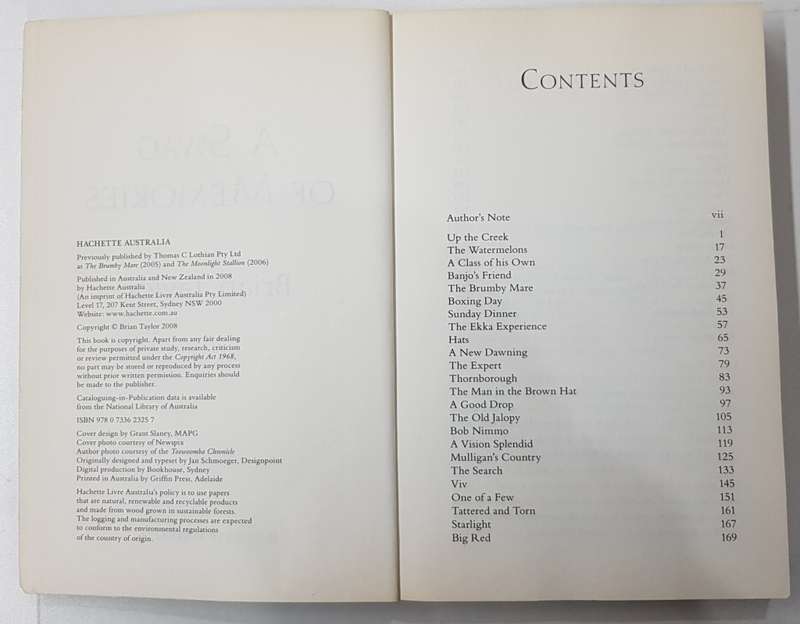 A Swag of Memories  Australian Bush Stories by Brian Taylor.