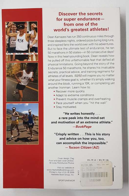 50/50 by Dean Karnazes with Matt Fitzgerald.