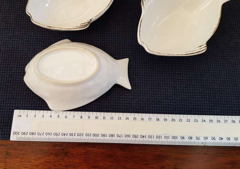 Set of Three Ceramic Side/condiment dishes.