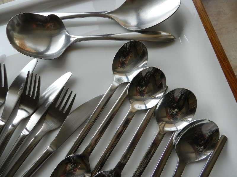 Cutlery Set 38 pieces.  Stainless Steel Cutlery Set  Roestvrij Staal made in Holland. Slim design