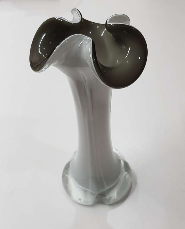 Vintage Murano Technique/Styled Art Glass vase.