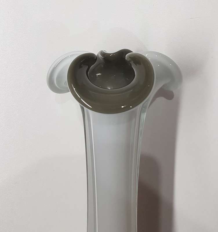 Vintage Murano Technique/Styled Art Glass vase.