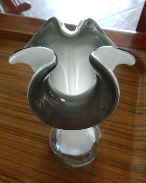 Vintage Murano Technique/Styled Art Glass vase.