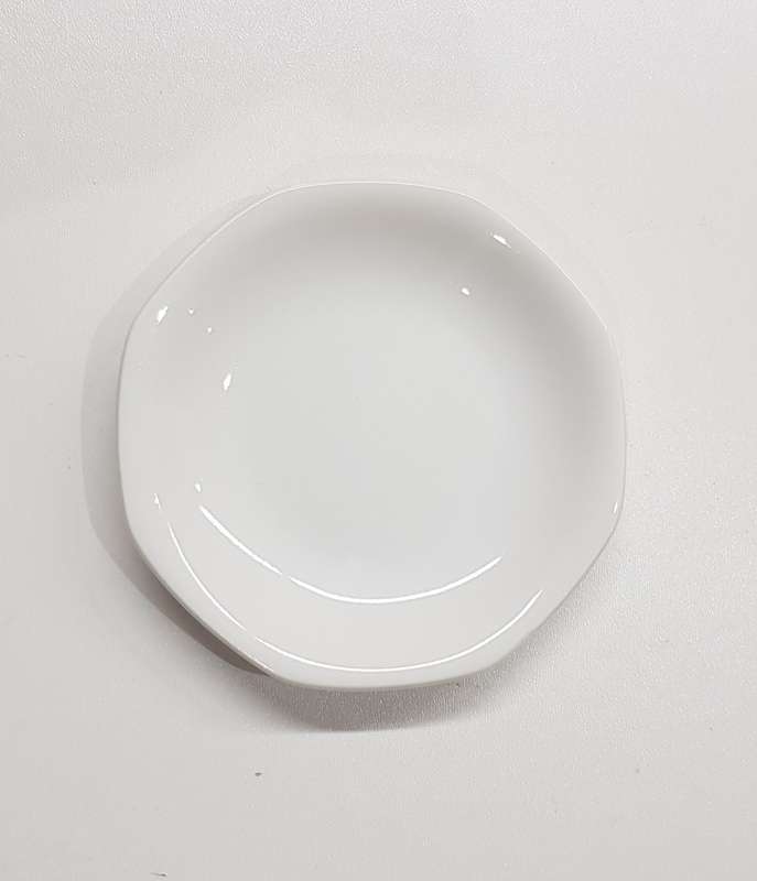 Vintage little white pin dish. Eight sided made by Seltmann Weiden Bavaria (Qualitats Porsellan) Ger