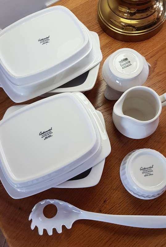 Dinnerware set: Continental Vitrified Hotelware BS4043.  Crockery  7 piece