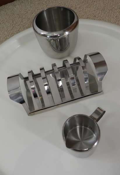 Vintage Stainless Steel set Breakfast set.
