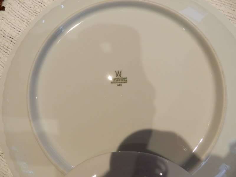 Vintage Bareúther Waldsassen Cake set.  Made in Bavaria  Germany.