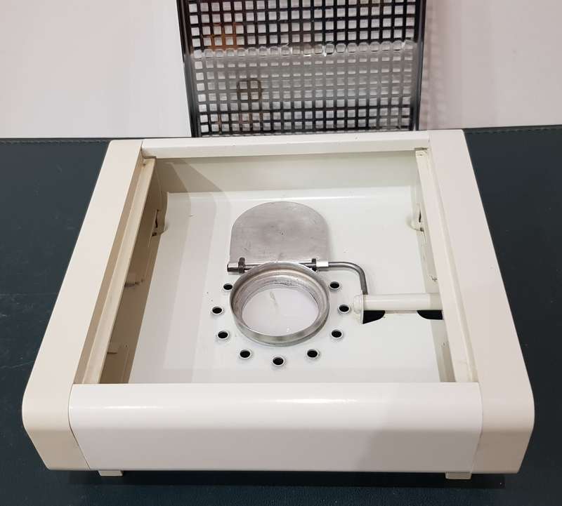 Vintage Brabantia Single Tealight Burner with snuffer and grid.  This is a food plate warmer