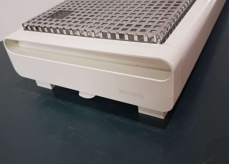 Vintage Brabantia Single Tealight Burner with snuffer and grid.  This is a food plate warmer