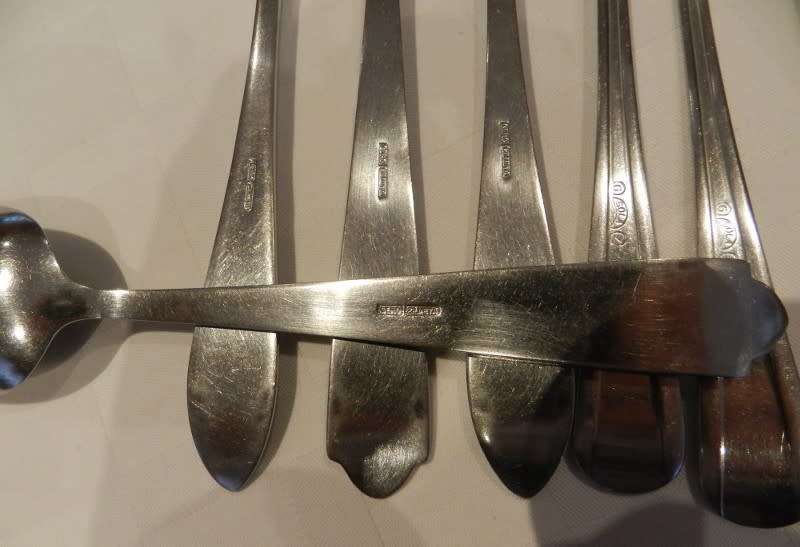 Dutch Vintage  Gero Zilmeta Stainless Steel Cutlery Set. Circa 1960s.  40pce