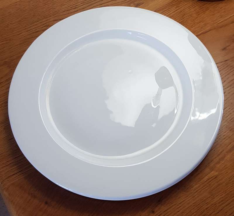 Dinnerware set: Continental Vitrified Hotelware Supradura. 2 x Pizza Plates