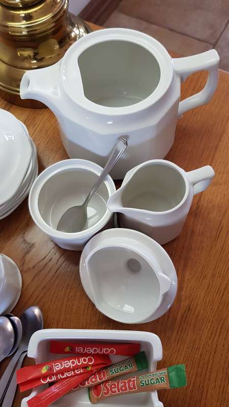 Dinnerware set: Continental Vitrified Hotelware BS4043.  Crockery  17 piece