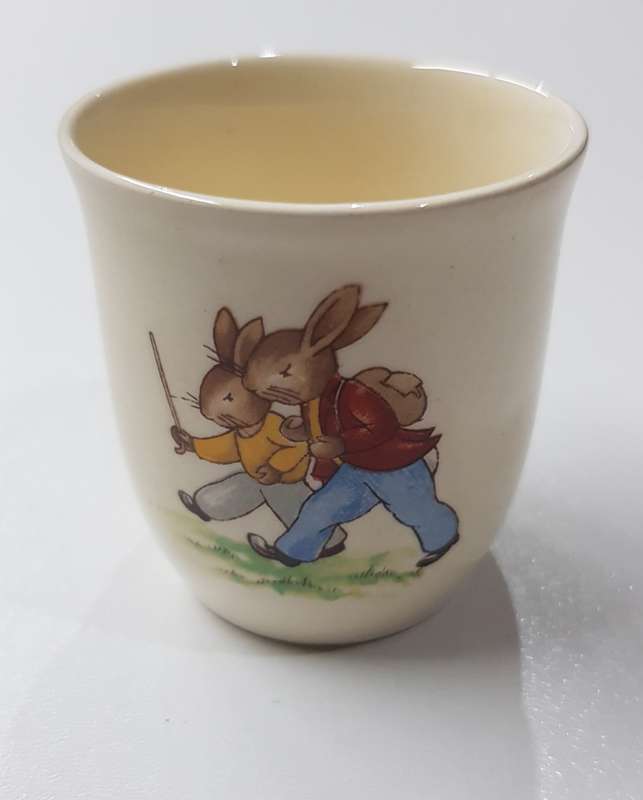 Vintage Royal Doulton Egg Cup with Bunnykins Reg. Trade Mark.