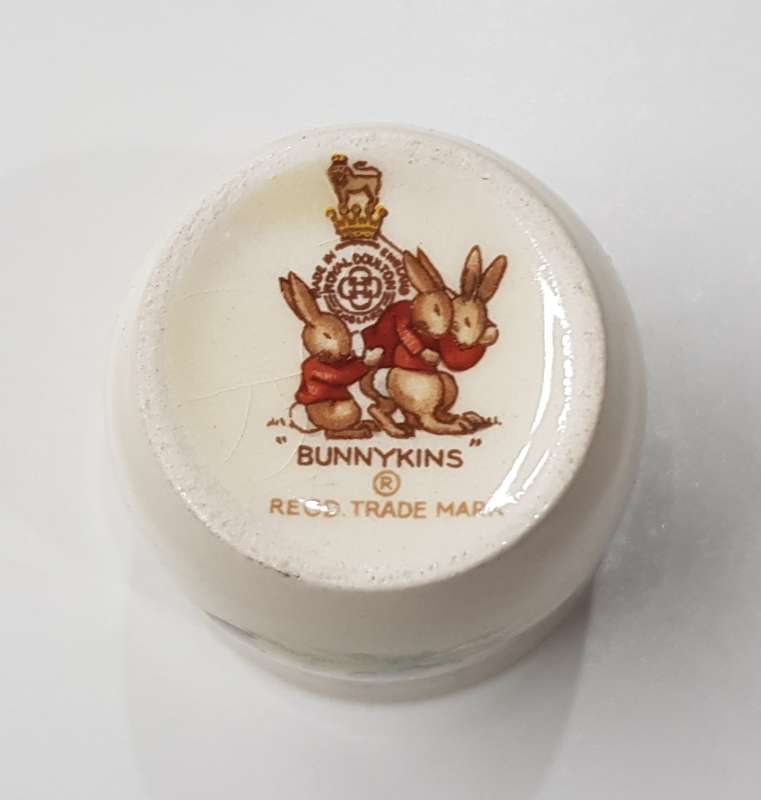 Vintage Royal Doulton Egg Cup with Bunnykins Reg. Trade Mark.