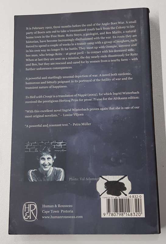 To Hell with Cronjé by Ingrid Winterbach.
