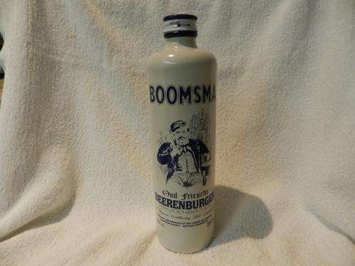 Collectable Stone Bottle (empty) with bottle top Boomsma