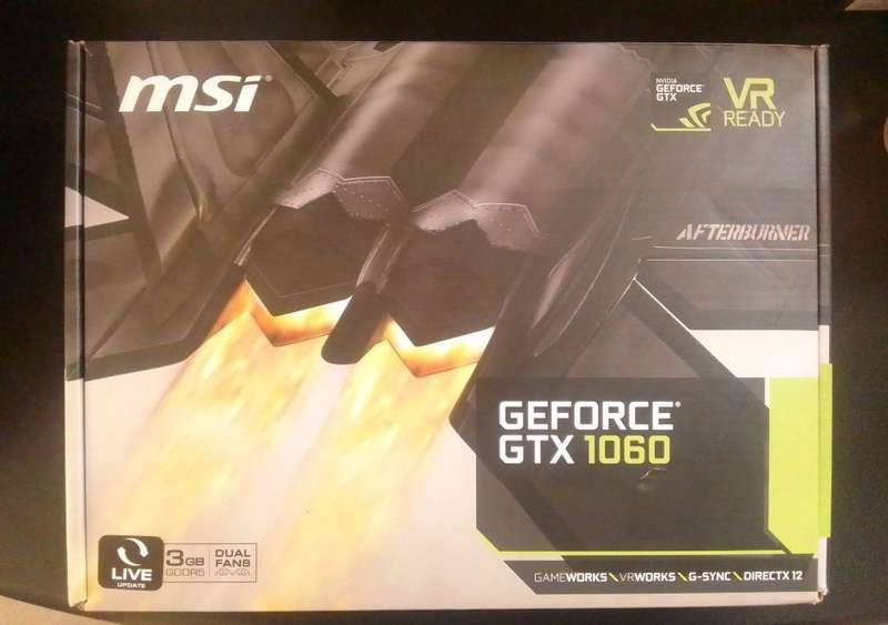 MSI GTX 1060 3GT OC
