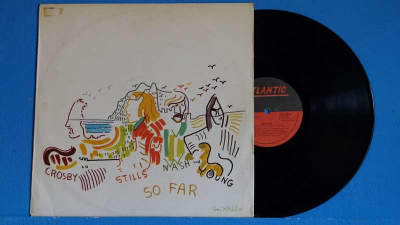CROSBY STILLS NASH & YOUNG - So Far SA Pressing LP