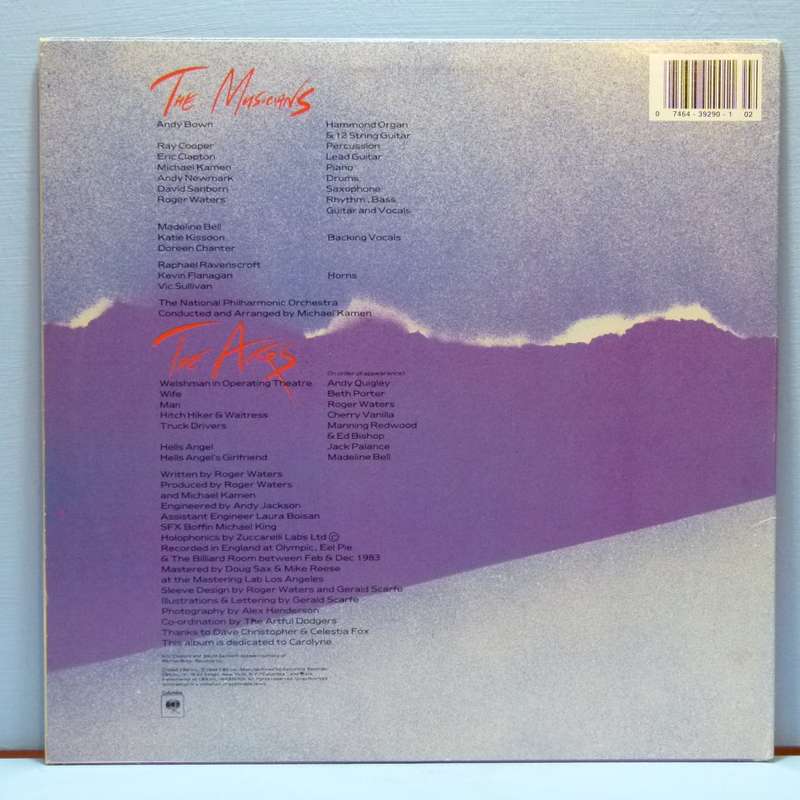 ROGER WATERS  -  The Pros and Cons of Hitch Hiking USA Press