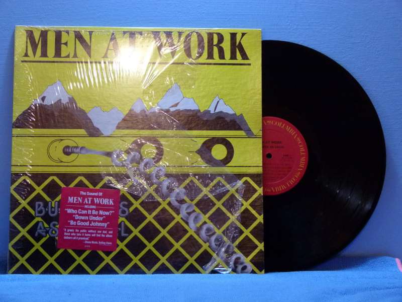 MEN AT WORK  -  Business As Usual USA pressing
