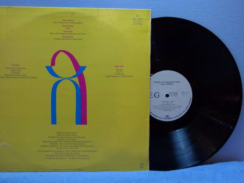 KING CRIMSON  -  Three of a Perfect Pair  -  SA Press