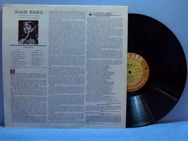 JOAN BAEZ  -  Joan Baez  -  US Pressing