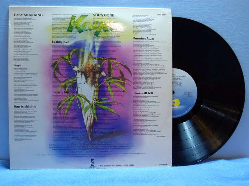 BOB MARLEY & THE WAILERS  -  Kaya  -  SA  Pressing
