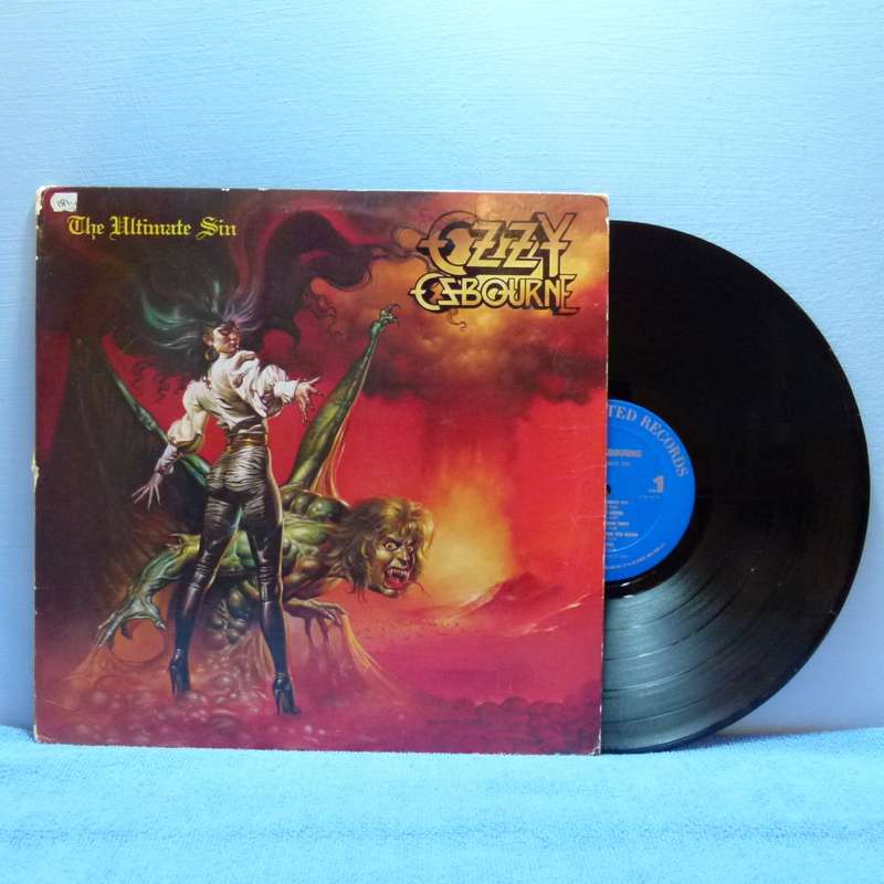 OZZY OZBOURNE  -  The Ultimate Sin  -  US Pressing