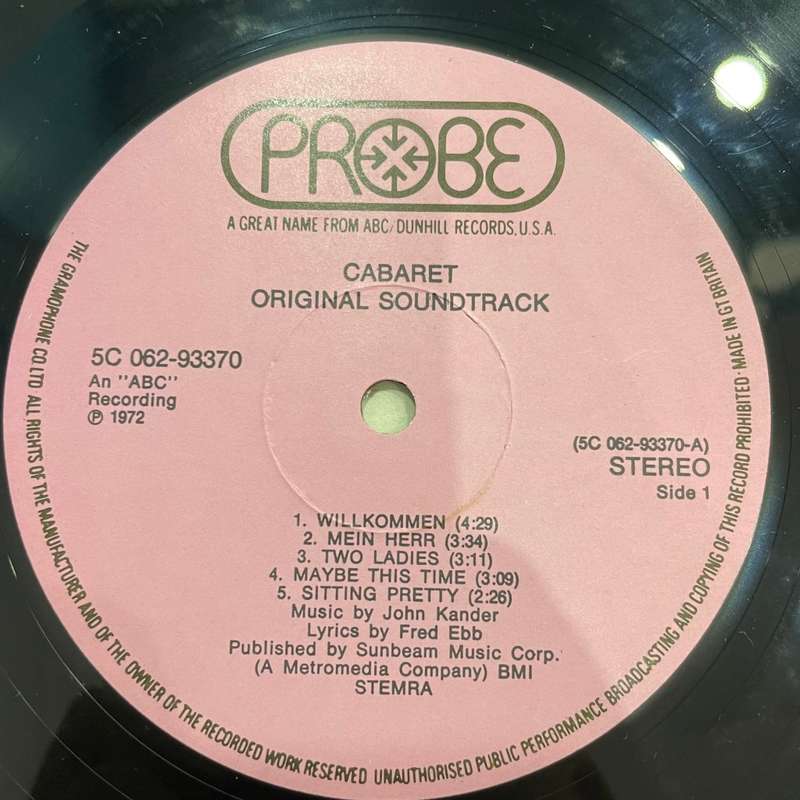 VARIOUS - Life Is A Cabaret OST [ VG+ / VG]