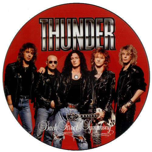 THUNDER Back Street Symphony  Picture Disc  UK  Pressing Sealed