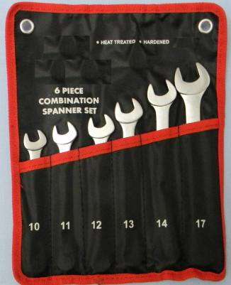 6 PC combination spanner set  New
