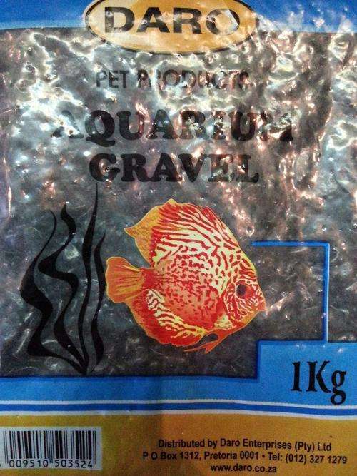 Daro Aquarium Gravel 1kg Black
