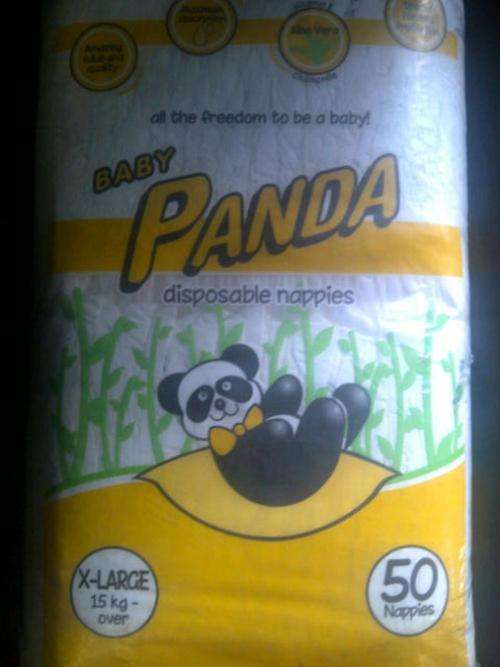 Baby Panda Disposable Nappies 50pack for X-lrg babies 15kg+  SNAP FRIDAY AUCTION - NO RESERVE!