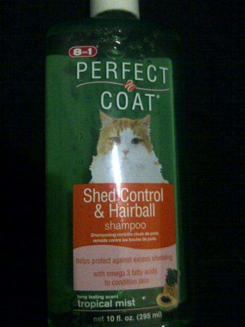 Perfect Coat Shed Control and Hairball Shampoo for Cats - CRAZY WEDNESDAY AUCTION - NO RESERVE!