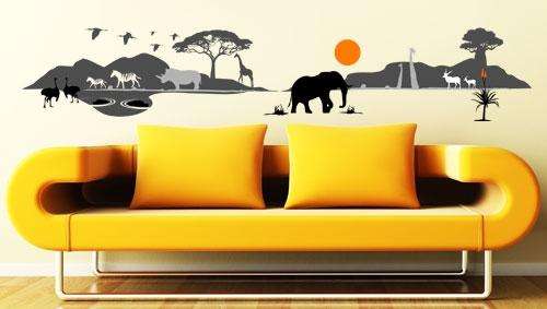 Vynil Wall Art - African Skyline medium