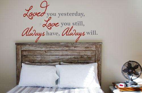 Wall Art - Loved You...