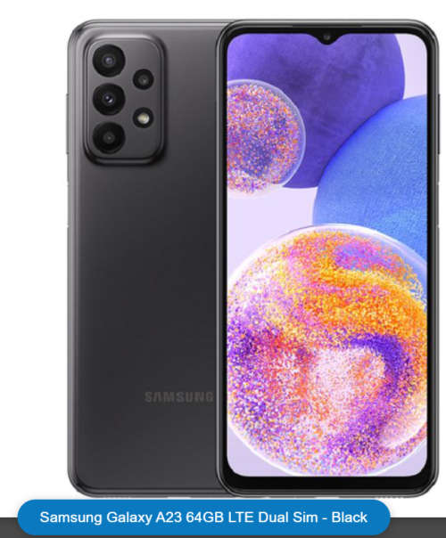 Samsung Galaxy A23 64GB LTE Dual Sim - Black