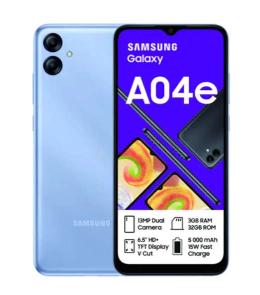 Samsung A04e - Dual SIM light Blue 32 GB - NL Vodacom network (Brand new sealed)