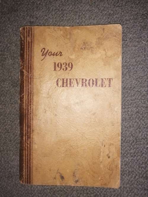 YOUR 1939 CHEVROLET MANUAL