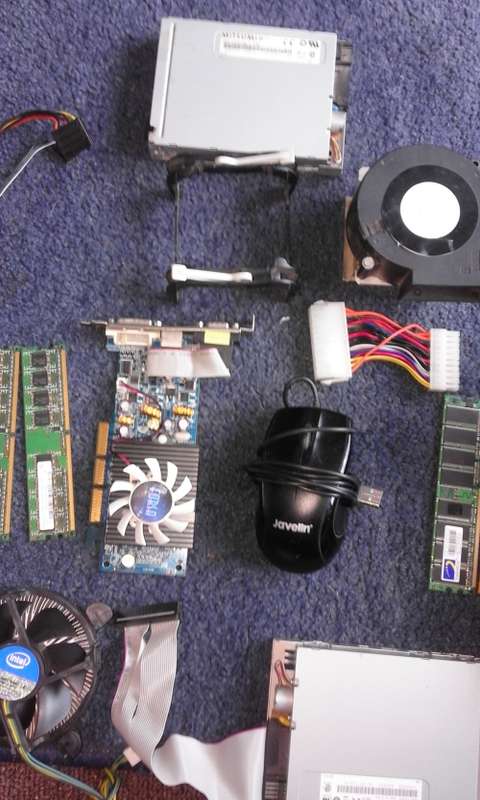 pc case and extras