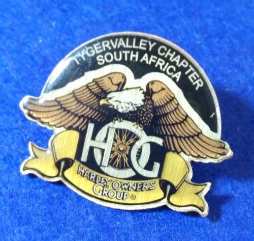 Cap Pin Badge - HOG Tygervalley Chapter - Harley Davidson - Harley Owners Group