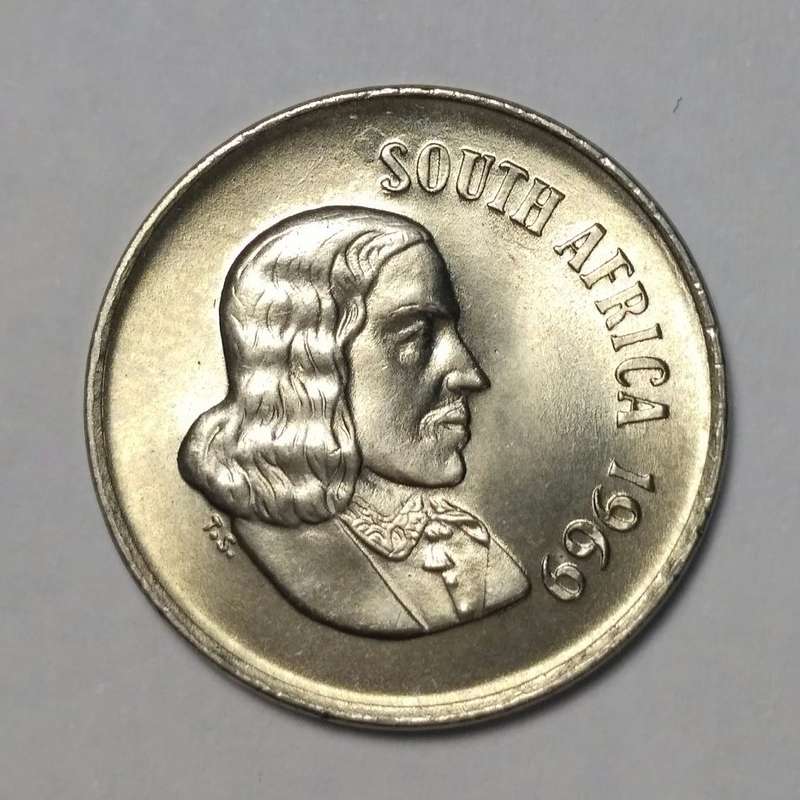 1966 / 1969 SOUTH AFRICA 10c ( Ten Cent )