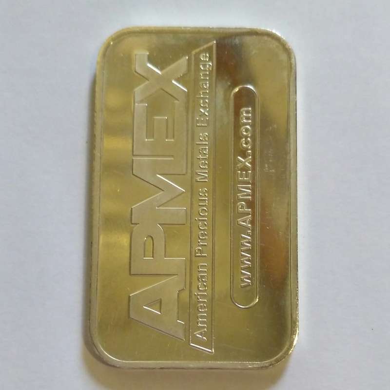 1 OUNCE PURE SILVER APMEX BAR